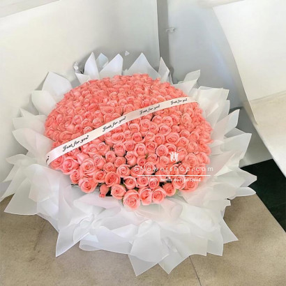 199 粉色玫瑰花束 Roses Bouquet...