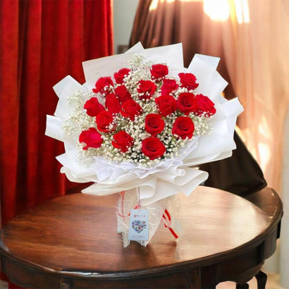 True Love Red Rose Bouquet