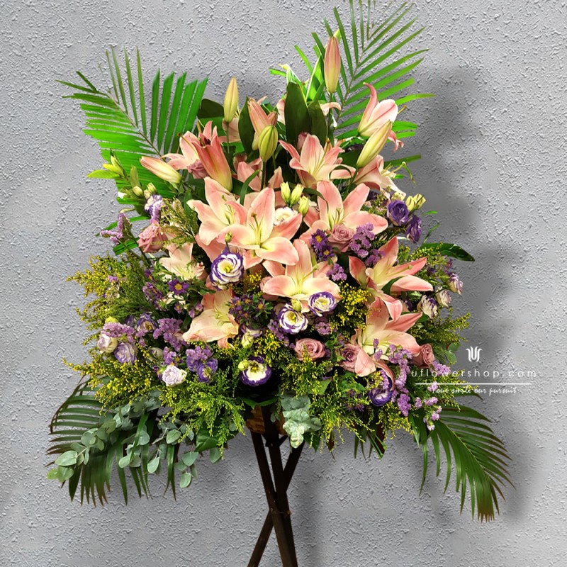 Grand Opening Flower Basket $1088