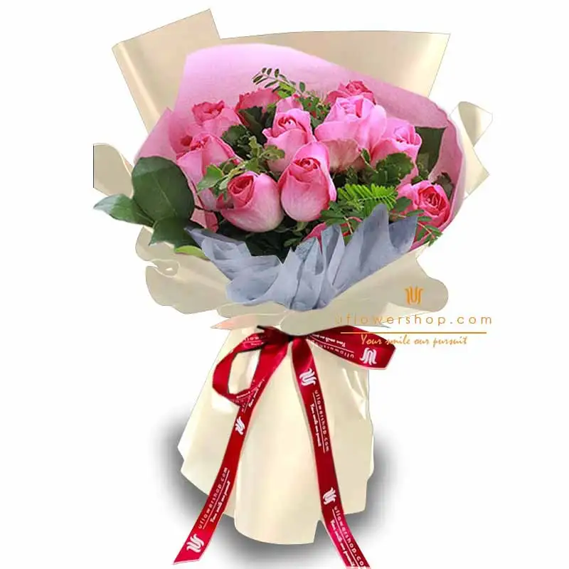 Valentine's Day Bouquet】Romantic Pink Immortal Flower Bouquet