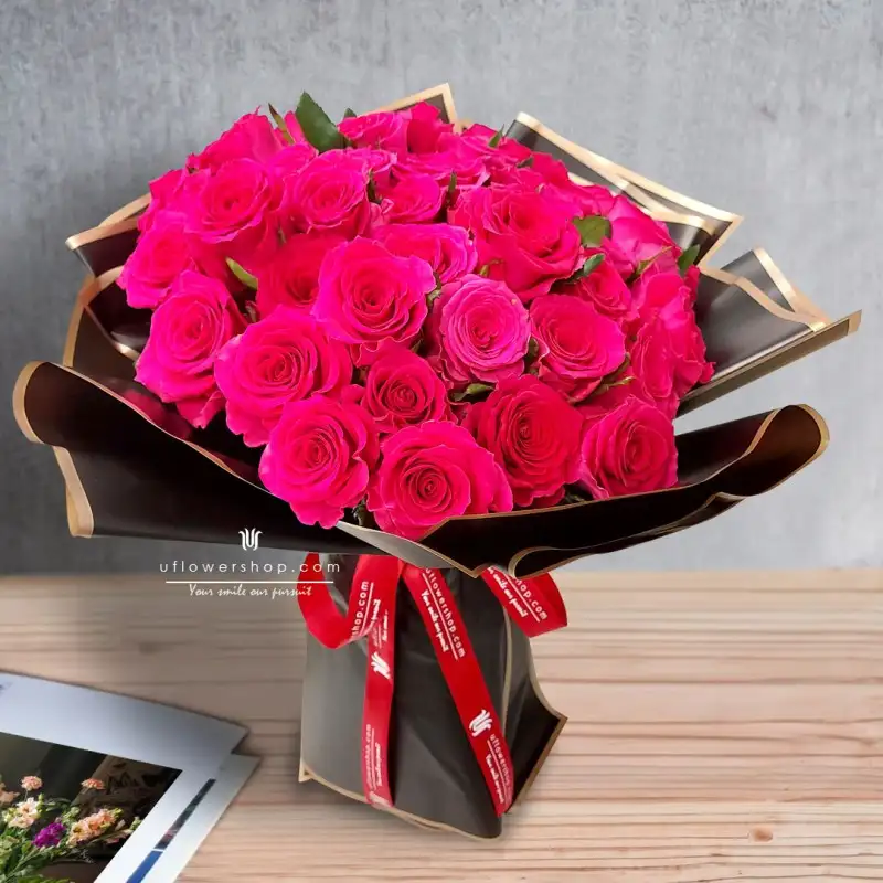 Bouquet of 51 Pink Roses